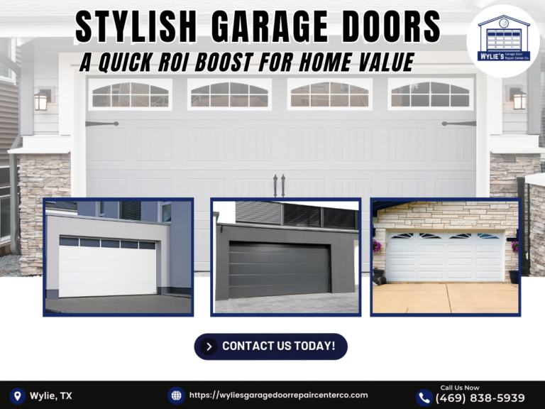 Stylish Garage Doors: A Quick ROI Boost for Home Value 1 Wylies Garage Door Repair Center Co