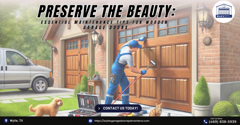 Preserve the Beauty: Essential Maintenance Tips for Wooden Garage Doors 1 Wylies Garage Door Repair Center Co 1