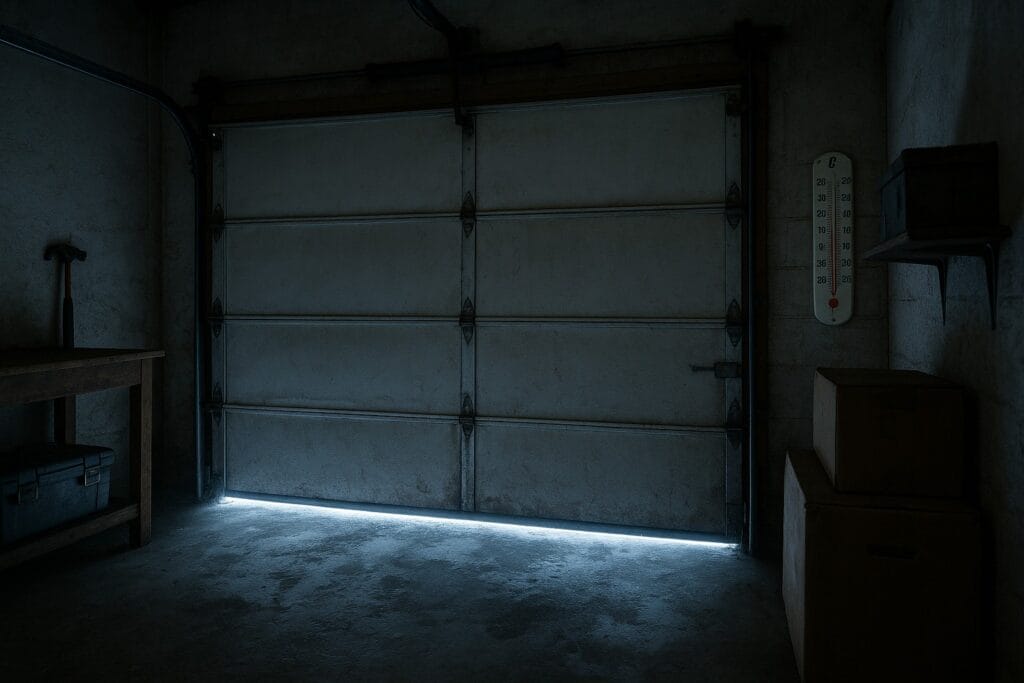 Red Flags to Watch Out for During New Garage Door Installation Quotes 2 Drafty Garage Interior