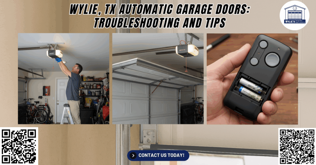 Wylie, TX Automatic Garage Doors: Troubleshooting and Tips - Wylie’s Garage Door Repair Center Co.