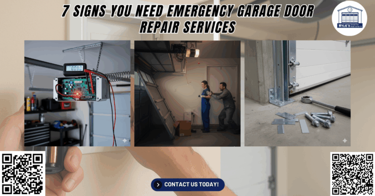 7 Signs You Need Emergency Garage Door Repair Services - Wylie’s Garage Door Repair Center Co.